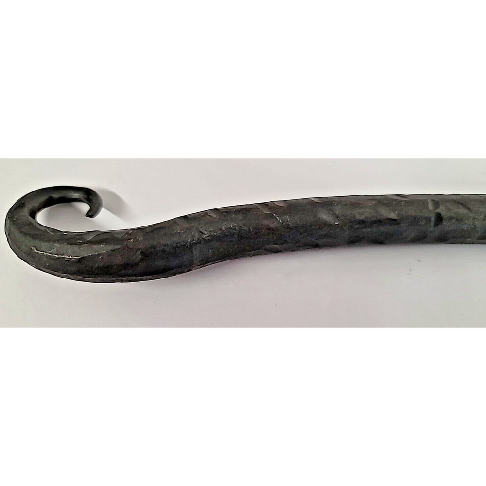 Hand Forged Iron Primitive Candle Snuffer- 15.25" Long - Picture 6 of 6